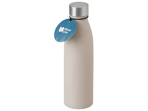 Стальная бутылка Rely, 650 мл, бежевый - рис 6.