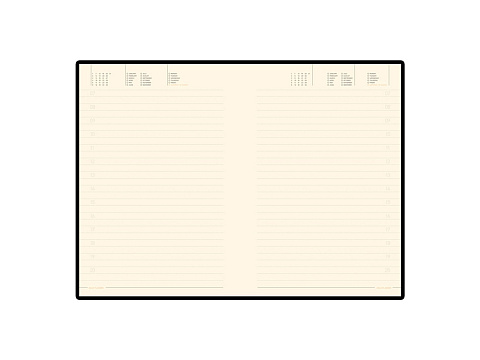 Ежедневник А5 недатированный Megapolis Velvet Flex, серый - рис 2.