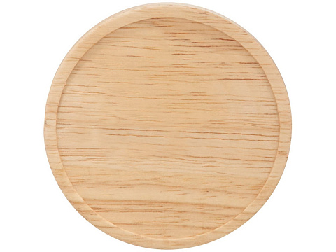 Керамическая чашка Hearth с деревянной крышкой-костером, черный/красный - рис 3.