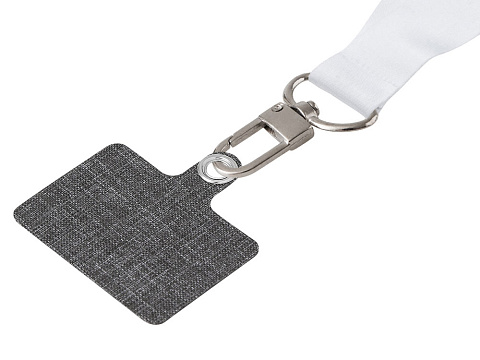 Ланъярд 2,5 см под сублимацию с трендовым карабином, замком обрыва и большим держателем для телефона из ПЭ - рис 4.