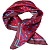 Платок Tourbillon Silk, бордовый - миниатюра - рис 4.