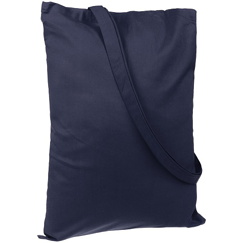 Холщовая сумка Basic 105, темно-синяя - рис 2.
