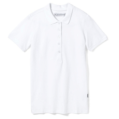 Рубашка поло женская Sunset, белая - рис 2.