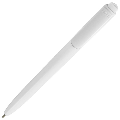 Ручка шариковая Pigra P02 Mat, белая - рис 3.