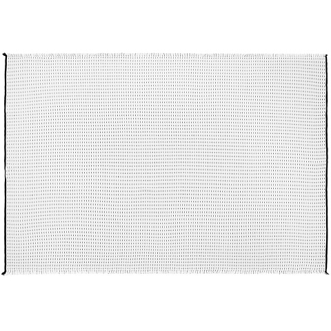 Плед Fringy, белый с черным - рис 6.