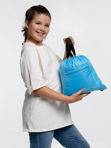 Детский рюкзак Wonderkid, голубой - рис 6.