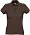 Рубашка поло женская Passion 170, шоколадно-коричневая - миниатюра - рис 2.