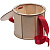 Коробка Drummer, круглая, с красной лентой - миниатюра - рис 3.