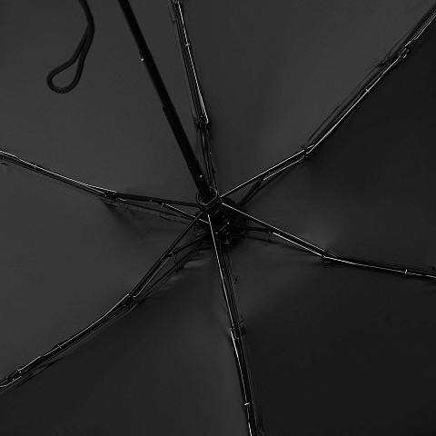 Зонт складной RainCase в чехле-сумке, черный - рис 4.