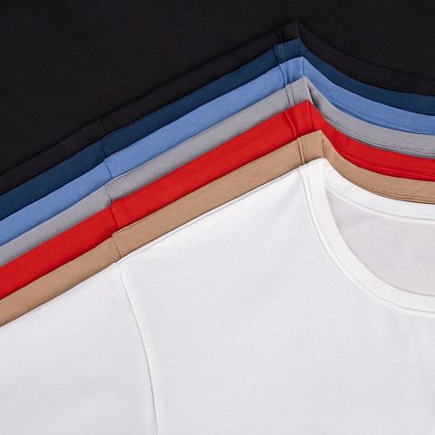 Футболка оверсайз унисекс Vozduh, темно-синяя - рис 5.