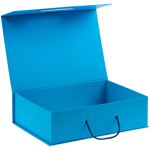 Коробка Case, подарочная, голубая - рис 3.