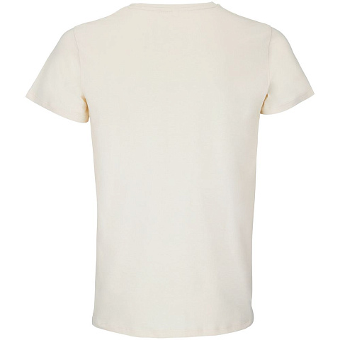 Футболка унисекс Re Crusader, светло-бежевая (неокрашенная) - рис 4.