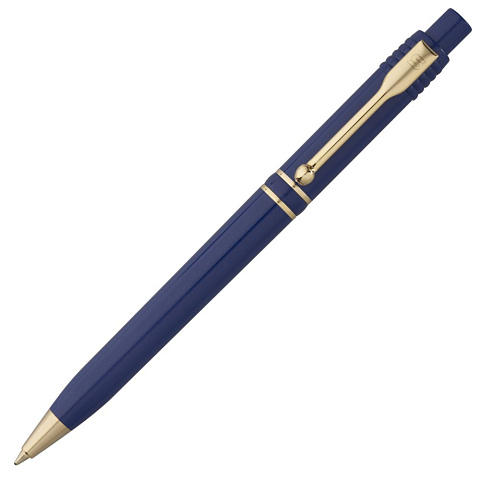 Ручка шариковая Raja Gold, синяя - рис 4.