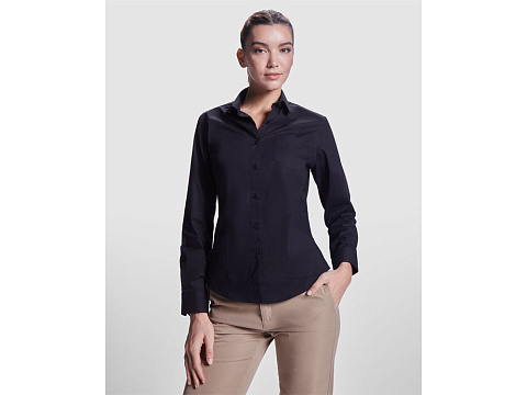 MOSCU WOMAN рубашка д/р, черный - рис 5.