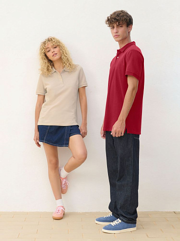 Рубашка поло унисекс Pacific, ярко-бирюзовая - рис 5.