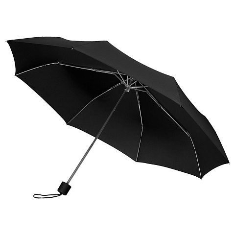 Зонт складной Light, черный - рис 2.
