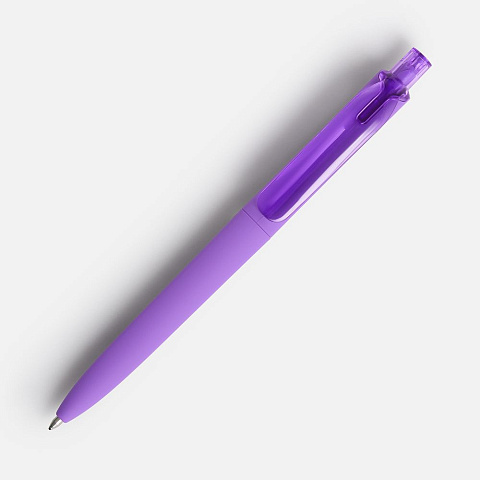 Ручка шариковая Prodir DS8 PRR-T Soft Touch, фиолетовая - рис 3.