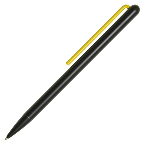 Шариковая ручка GrafeeX в чехле, черная с желтым - рис 2.