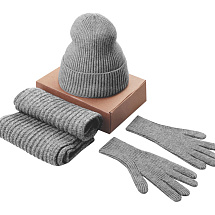 Подарочный набор  Nordend, серый меланж