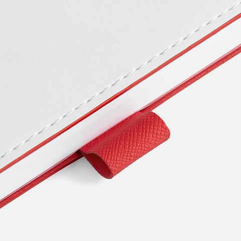 Ежедневник White Shall, недатированный, бело-красный - рис 6.