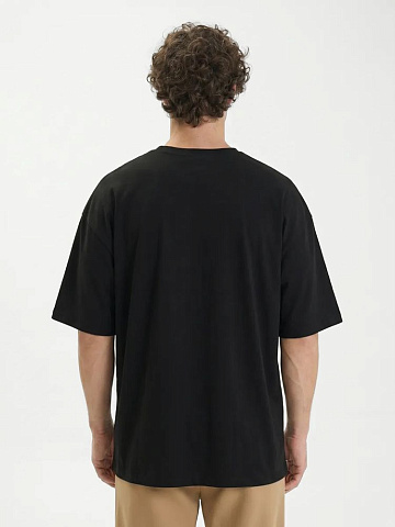 Футболка Oversize Premium 210, черная - рис 3.