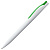 Ручка шариковая Pin, белая с зеленым - миниатюра - рис 3.