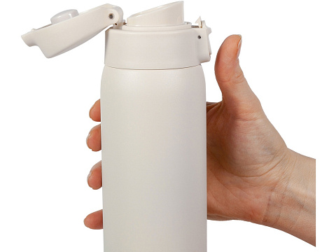 Термокружка Relaxika 701 (0,48 литра), белая (без лого) - рис 13.