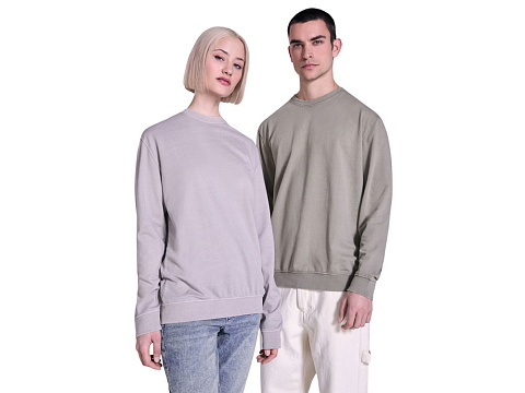 Свитшот Jaya унисекс, каменистый выстиранный - рис 8.