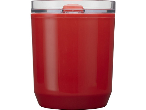 Hudson кружка из переработанного пластика с двойными стенками объемом 180 мл, красный - рис 2.