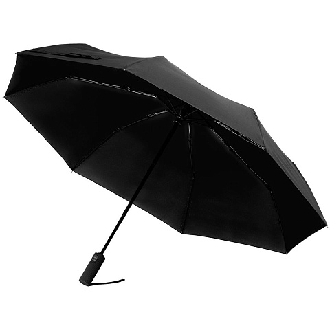 Зонт складной Ribbo, черный - рис 2.