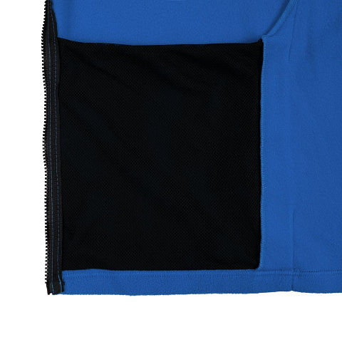 Куртка флисовая унисекс Manakin, ярко-синяя - рис 5.