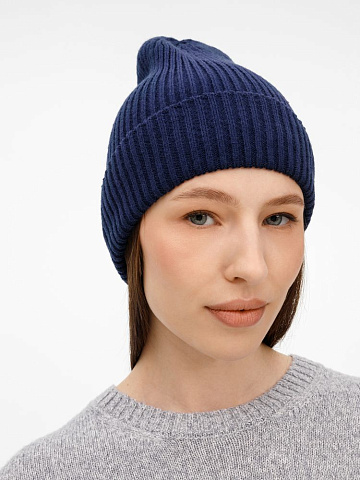 Шапка Catch Match, темно-синяя - рис 7.