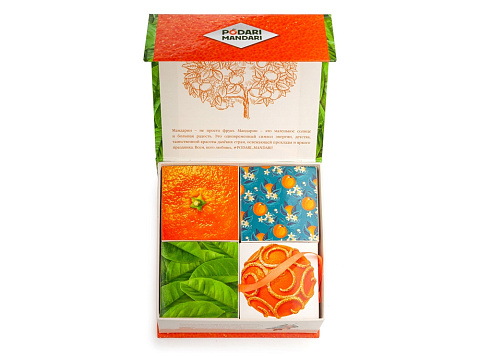 Подарочный набор с чаем и сладостями ПодариМандари (Р) - рис 3.