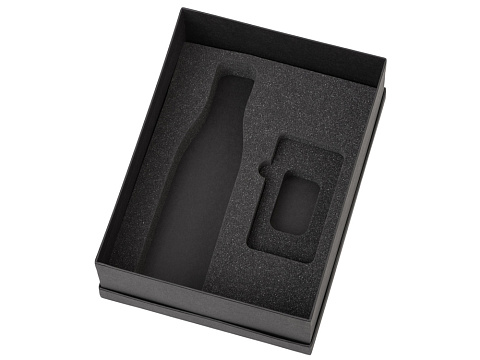 Подарочный набор с термобутылкой и повербанком С1, 5000 mAh, черный - рис 3.