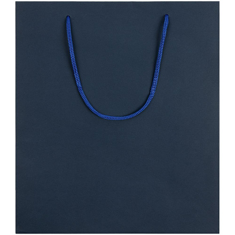 Пакет бумажный Vid L, синий - рис 3.