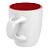 Кофейная кружка Pairy с ложкой, красная с белой - миниатюра - рис 5.