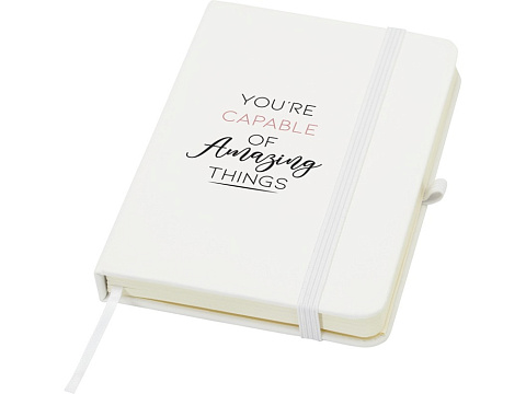 Блокнот Spectrum Plus формата A6 в твердой обложке - Белый - рис 6.