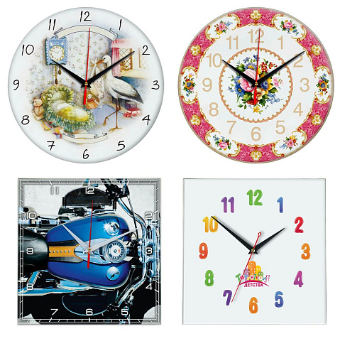 Часы стеклянные на заказ Time Wheel - рис 2.