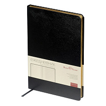 Ежедневник недатированный  А4 Megapolis черный (Р)