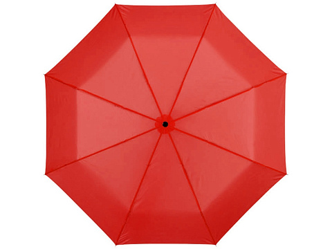 Зонт Ida трехсекционный 21,5, красный - рис 2.
