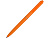 Ручка пластиковая soft-touch шариковая Plane, оранжевый - миниатюра - рис 2.