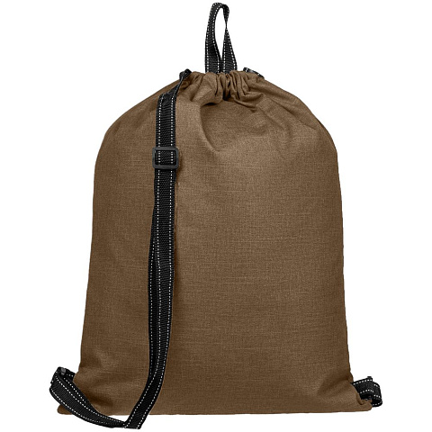 Рюкзак-мешок Melango, коричневый - рис 4.