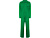 Комбинезон Jimmy, садовый зеленый - миниатюра