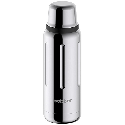 Термос Flask 470, вакуумный, стальной зеркальный - рис 2.
