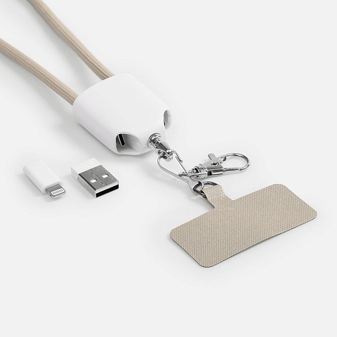 Кабель-ланьярд energyFlex Pro, серый - рис 5.