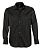 Рубашка мужская с длинным рукавом Brighton, черная - миниатюра - рис 2.