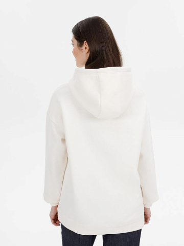 Худи оверсайз унисекс Snuggie, молочно-белое - рис 7.