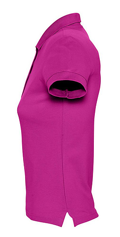 Рубашка поло женская Passion 170, ярко-розовая (фуксия) - рис 4.