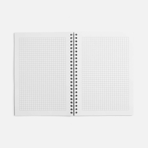 Блокнот Salvador в клетку, черный ver.2 - рис 5.