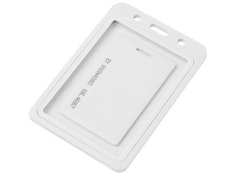 Держатель для бейджа Haven Transparent, белый - рис 5.